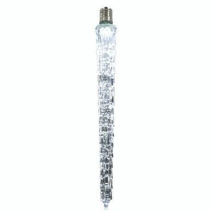 XICE795 Vickerman - Cool White LED Icicle Christmas Bulbs - E12 Base