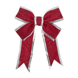 Vickerman L130512 – 15" Red Decorative Christmas Bow – Outdoor Rated