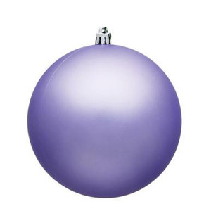 Vickerman N591286DMV - 4.75" Lavender Ball Christmas Ornament - 4 Pack