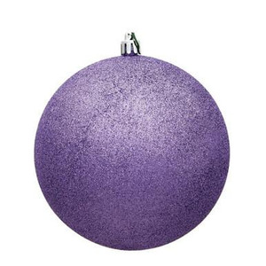 Vickerman N591286DG - 4.75" Lavender Ball Christmas Ornament - 4 Pack