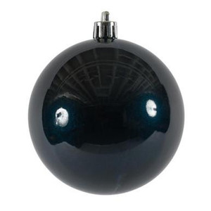 Vickerman N590831DCV - 3" Midnight Blue Ball Christmas Ornament - 12 Pack