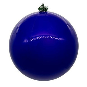 Vickerman N590866DPV - 3" Purple Ball Christmas Ornament - Outdoor Use - 12 Pack