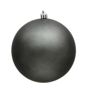 Vickerman N590887DMV - 3" Pewter Ball Christmas Ornament - 12 Pack