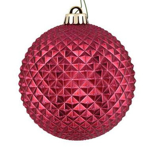 Vickerman N188421D - 2.75" Berry Red Ball Christmas Ornament - 12 Pack