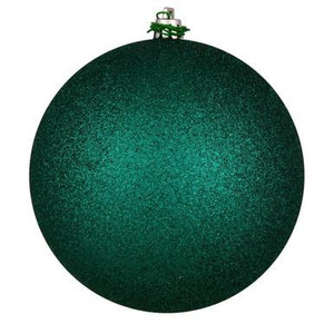 Vickerman N591041DG – 4" Dark Teal Ball Christmas Ornament – 6 Pack