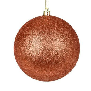 Vickerman N591071DG – 4" Coral Ball Christmas Ornament – 6 Pack