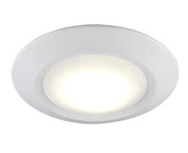 Trans Globe Lighting Trans Globe LED-40021-1 WH - 7.5" White LED Disk Ceiling Light 