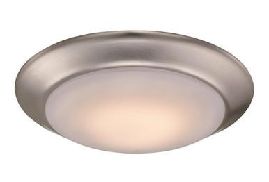 Trans Globe Lighting Trans Globe LED-30015-3 BN - 6" Brushed Nickel LED Ceiling Light 