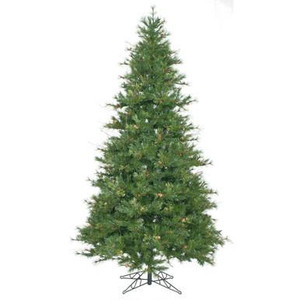 Vickerman A801680 – 9' Slim Mixed Country Pine Artificial Christmas Tree Unlit