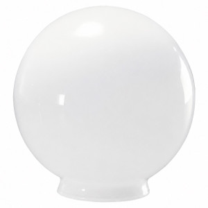 Volume GS-32 - 6" White Glass Globe with 3" Neck - Gloss White Finish