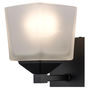 Trans Globe 2801 BK Edwards 1-Light Shaded Armed Sconce