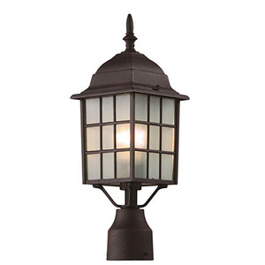 Trans Globe 4421 RT San Gabriel 18.5" Postmount Lantern