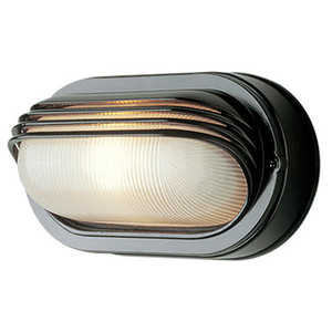 Trans Globe 4123 BK Allegra 8.5-In. Wide Oval Pocket Wall Lantern Light