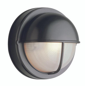 Trans Globe 4120 BK Well 8-In. Diameter Bulkhead Pocket Lantern