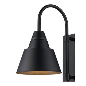 Trans Globe 51510 BK 1-Light Rune Outdoor Wall Light