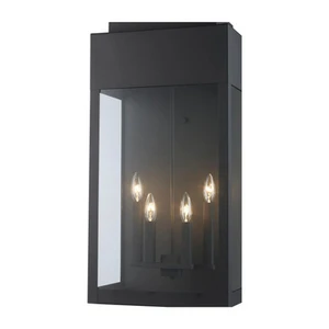Trans Globe 51523 BK 4-Light Marley Outdoor Wall Light