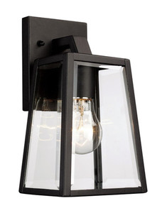 Trans Globe 50210 BK Obsidian 10" Wall Lantern.