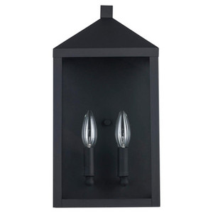 Trans Globe 51531-1 BK Storm 2 - Light Outdoor Wall Sconce