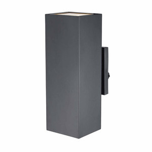 Trans Globe 51352 MB 2-Light Flush Metal Rectangular Outdoor Wall Sconce