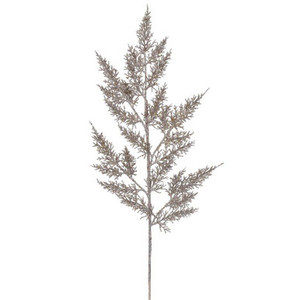 Vickerman L162438 28" Champagne Glitt Wild Huck Spray 6/Bg