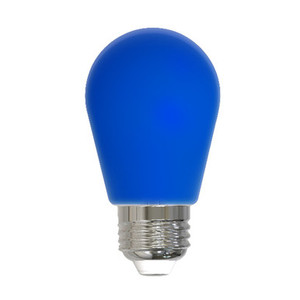 Bulbrite 776154 - LED S14 Blue Filament Lamp - Dimmable - Wet Rated