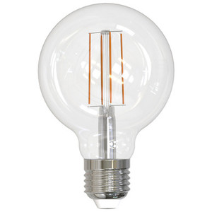 Bulbrite 776975 - LED G25 Filament Globe - 3000K - Fully Dimmable