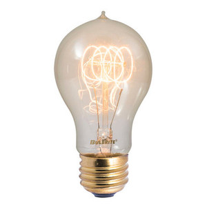 Bulbrite 136020 - 60W A19 Nostalgic Loop Bulb - 2200K - E26 Dimmable