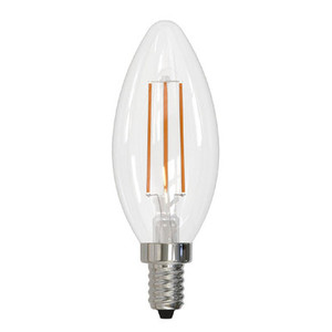Bulbrite 776626 - 5W LED B11 Clear Filament Bulb - Warm White - E12 Base