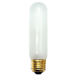 Bulbrite 704060 - 60W T10 Tubular Frost Bulb - 2700K - E26 Base - Dimmable