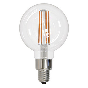 Bulbrite 776744 - G16 LED Filament Bulb - 3000K - Fully Dimmable
