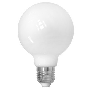 Bulbrite 776980 - LED G25 Filament Globe - 5000K - Fully Dimmable