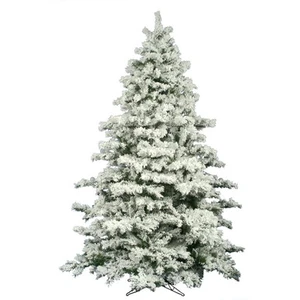 Vickerman A806380 9' x 73" Flocked Alaskan Pine 2059T