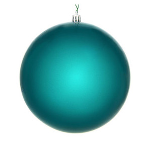 Vickerman N591541DCV 6" Dark Teal Candy Ball UV Drilled 4/Bg