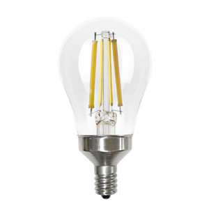 Halco 82506 - A15 LED Filament Bulb - 2700K - E12 Candelabra Base, Dimmable