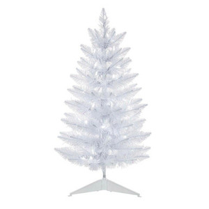 Vickerman A104031LED 30" x 17" Sparkle White Pencil LED 50WW