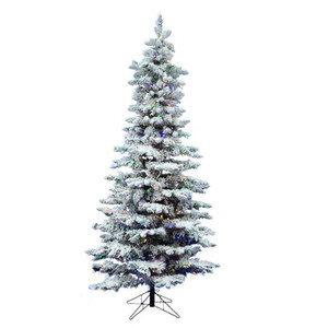 Vickerman A895077LED 7.5' x 43" Flk Slim Utica LED 550MU