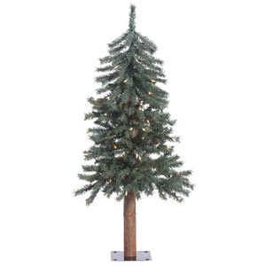 Vickerman B907331LED 3' x22.5" Natural Bark Alpine DuraL 70WW