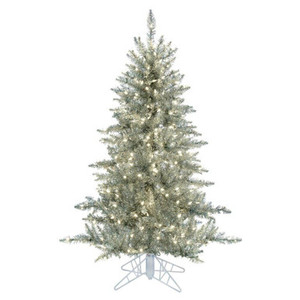 Vickerman K166846LED 4.5'x34" Silver Tree DuraL LED 250WW