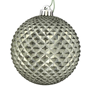 Vickerman N188723D 6" Wrght Iron Durian Glitt Ball Dril 4Bg