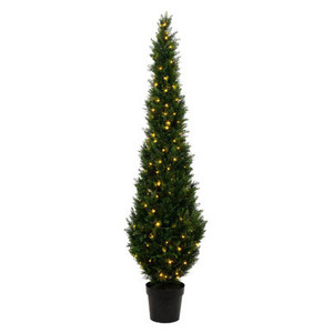 Vickerman TP170684LED 7ft Artificial Cedar Tree with LED Lights