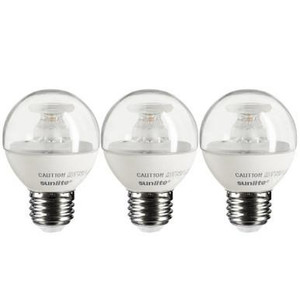 Sunlite 40289-SU Sunlite - Clear LED G16 Globe Bulb - 7W - 2700K 