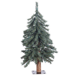 Vickerman B907320 2' x 16.5" Natural Bark Alpine Tree 105T