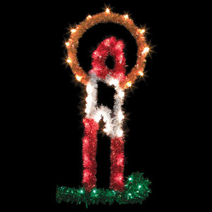 Vickerman D492043 4' Metallic Candle with Halo w/40 LEDC7