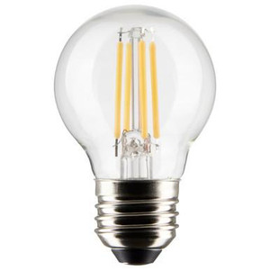Satco S21877 Satco - Clear LED Filament G16.5 Globe Bulb - 4W - 5000K - 90 CRI 
