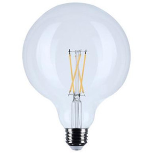 Satco S12485 Satco - Clear LED G40 Globe Bulb - 6W - 3500K - 92 CRI 