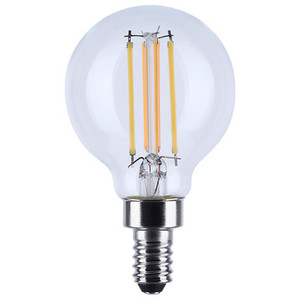 Satco S12161 - 4.5W LED G16.5 Bulb - CCT Selectable - E12 Base