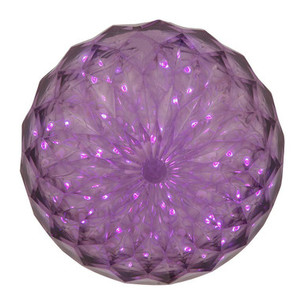 Vickerman X106606 30Lt x6" LED Purple Crystal Ball Outdoor