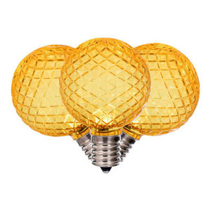 Vickerman XLEDG67-25 G50 Prism LED Yellow Spare Christmas Bulbs E17