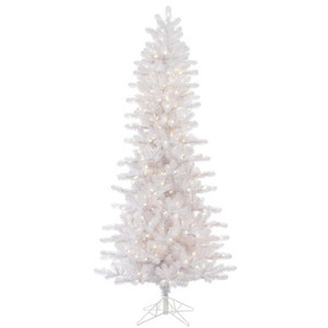 Vickerman A135676LED 7.5' x 42" Crystal White Slim LED 500WW