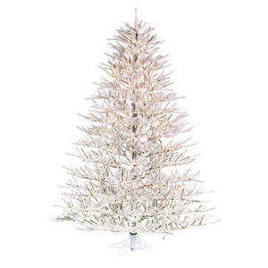 Vickerman K226186LED 10' x 81" Flocked Pistol 3mm 3400WW